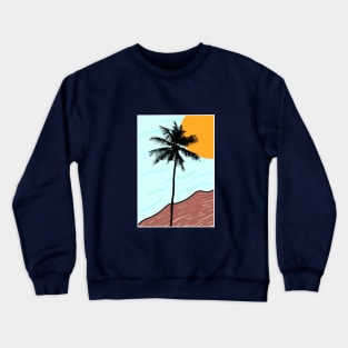 coconut tree Crewneck Sweatshirt